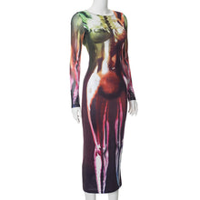 Cesi Body Printed Dress