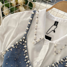 Shany Shirt Dress with Denim Vest