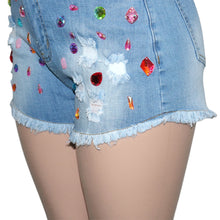 Joy Diamond Denim Shorts