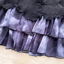 Nina Ruffled Denim Skirt