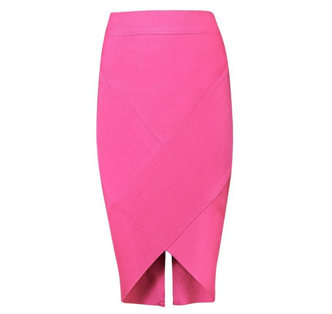 Bandage Hot pink skirt