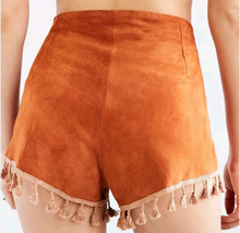 Suede Shorts